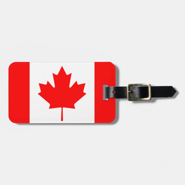 Etiqueta de bagagem do Canadá (Frente Horizontal)
