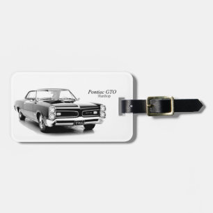 Etiqueta de bagagem do carro clássico