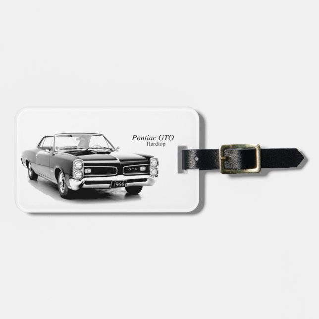 Etiqueta de bagagem do carro clássico (Frente Horizontal)