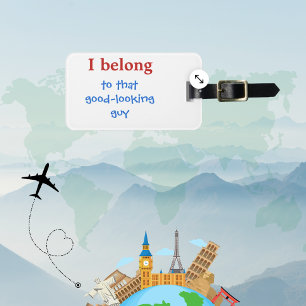 Etiqueta de Bagagem do Engraçado Engraçado Persona