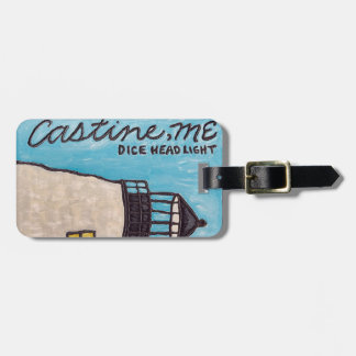 Etiqueta de Bagagem do Farol da Cabeça de Gelo