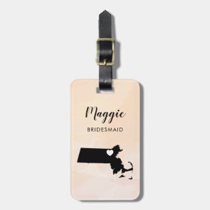 Etiqueta de Bagagem do Mapa de Massachusetts, Fest