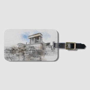 Etiqueta de Bagagem do Palácio de Cnossos - Viagem