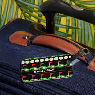 Etiqueta de Bagagem do Tema de Golf