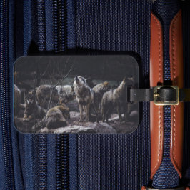 Etiqueta de Bagagem do Wolf Pack