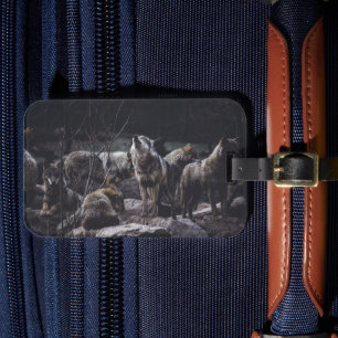 Etiqueta de Bagagem do Wolf Pack