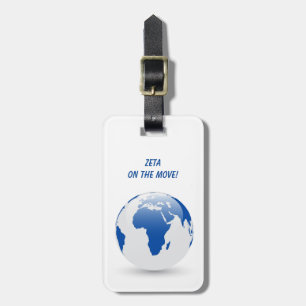 Etiqueta de Bagagem do Zeta Phi Beta