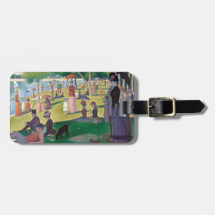 Etiqueta De Bagagem Domingo na pintura de La Grande Jatte Seurat