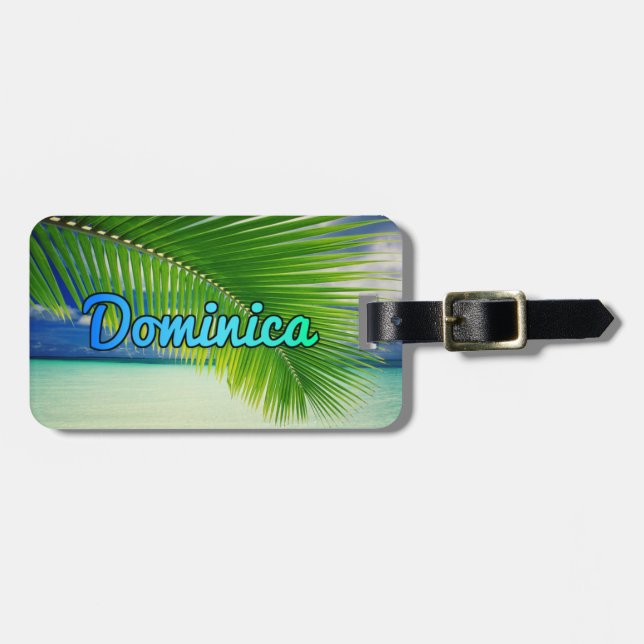 Etiqueta De Bagagem Domínica (Frente Horizontal)