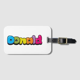 Etiqueta De Bagagem Donald