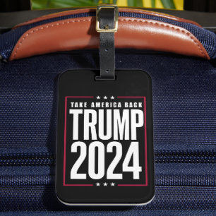 Etiqueta De Bagagem Donald Trump 2024 Devolva a América Eleição