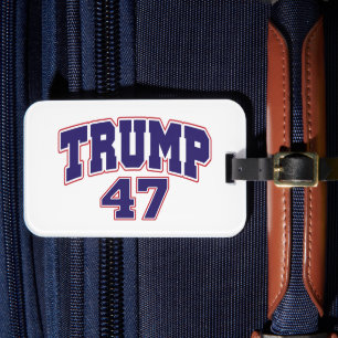 Etiqueta De Bagagem Donald Trump 47
