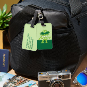 Etiqueta De Bagagem Dr. Seuss Lorax - Nascer De Ser Verde