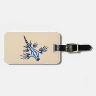 Etiqueta De Bagagem Dragão azul Nudibranch