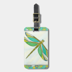 Etiqueta De Bagagem Dragonfly de Pastel Luminoso por Vanna Lam