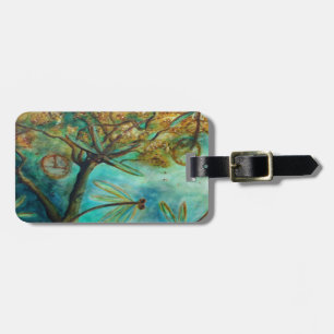 Etiqueta De Bagagem Dragonfly Flirtation