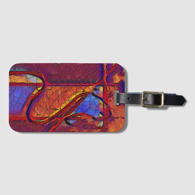 Etiqueta De Bagagem Dried Earth (Frente Horizontal)