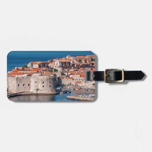 Etiqueta De Bagagem Dubrovnik, Croácia (Frente Horizontal)
