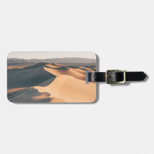 Etiqueta De Bagagem Dunas de areia do Mesquite no Vale da Morte