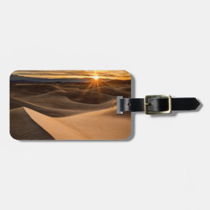 Etiqueta De Bagagem Dunas de Areia Dourada, Vale da Morte, CA