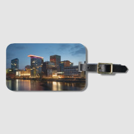 Etiqueta De Bagagem Dusseldorf Alemanha