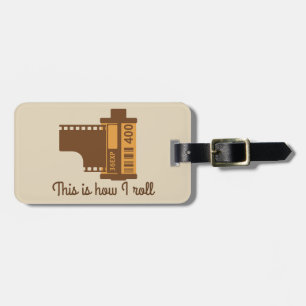 Etiqueta De Bagagem É assim que eu faço o filme da câmera.