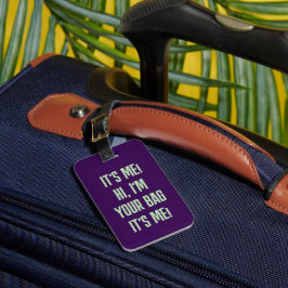Etiqueta De Bagagem É Eu, Olá, Sou Sua Bolsa