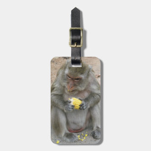 Etiqueta De Bagagem É o meu!... Macaco Wild Thai Macaque