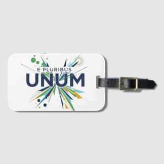 Etiqueta De Bagagem E Plugribus Unum
