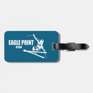 Etiqueta De Bagagem Eagle Point Resort Utah Skier