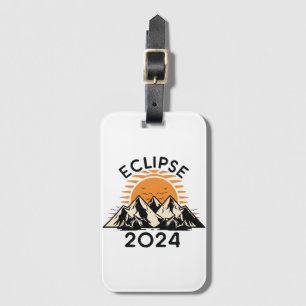 Etiqueta De Bagagem Eclipse Solar Total 2024