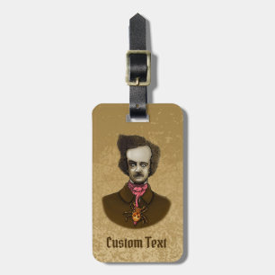 Etiqueta De Bagagem Edgar com Inseto Dourado