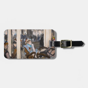 Etiqueta De Bagagem Edgar Degas - Mulheres num terraço de café à noite