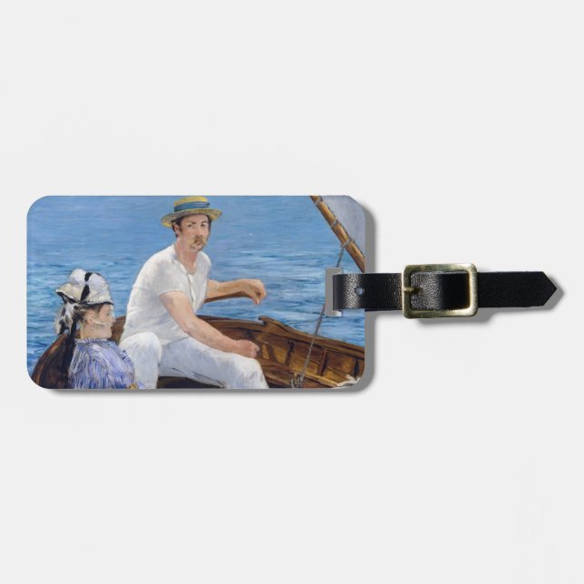 Etiqueta De Bagagem Edouard Manet - Barco (Frente Horizontal)