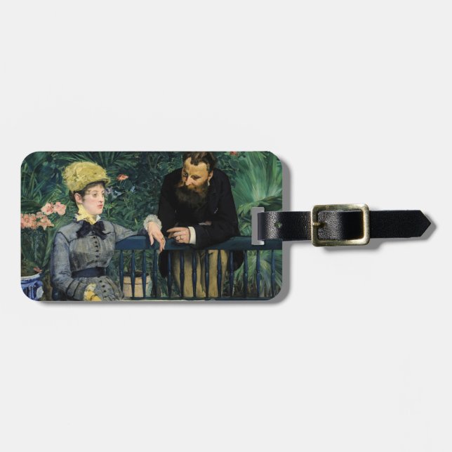 Etiqueta De Bagagem Edouard Manet - No Conservatório (Frente Horizontal)