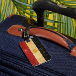 Etiqueta De Bagagem Egito Flag Vintage Grunge