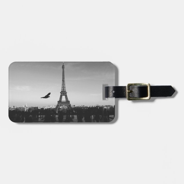 Etiqueta De Bagagem Eiffel Tower Paris, França (Frente Horizontal)