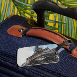 Etiqueta De Bagagem Eiffel Tower, Paris, França Cartão postal