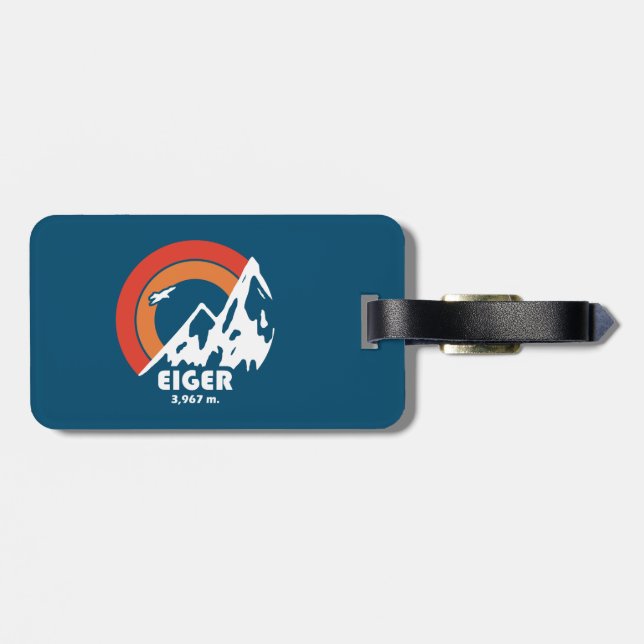 Etiqueta De Bagagem Eiger Sun Eagle (Traseira Horizontal)