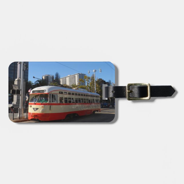 Etiqueta De Bagagem Eléctrico San Francisco (Frente Horizontal)