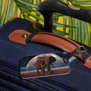 Etiqueta De Bagagem Elefante