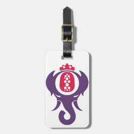 Etiqueta De Bagagem Elefante de abacaxi