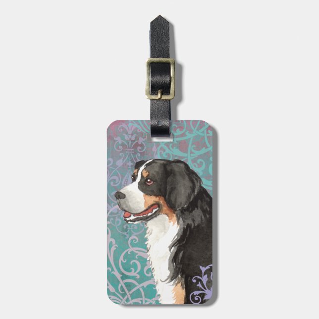 Etiqueta De Bagagem Elegant Berner (Frente Vertical)