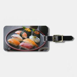 Etiqueta De Bagagem Elegant Sushi Selection – Traditional Japanese Lug