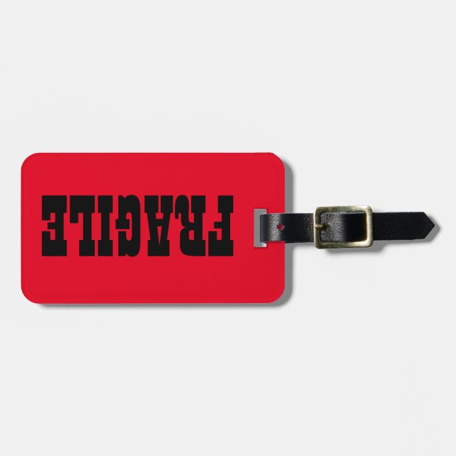 etiqueta de bagagem elegante (Frente Horizontal)