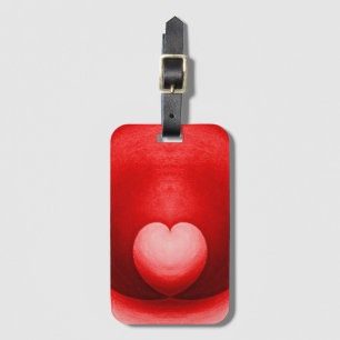Etiqueta De Bagagem Elegante Dia de os namorados Love Heart