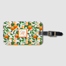 Elegante Monograma de Flor de Citrino