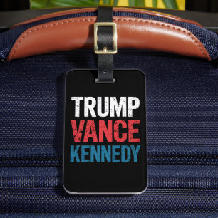 Etiqueta De Bagagem Eleição Trump Vance Kennedy 2024