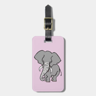 Etiqueta De Bagagem ELEPHANT - Animais selvagens - Vida selvagem Áfric