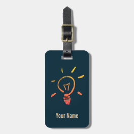 Etiqueta De Bagagem Elétrico inteligente da lâmpada de luz retrorrefle